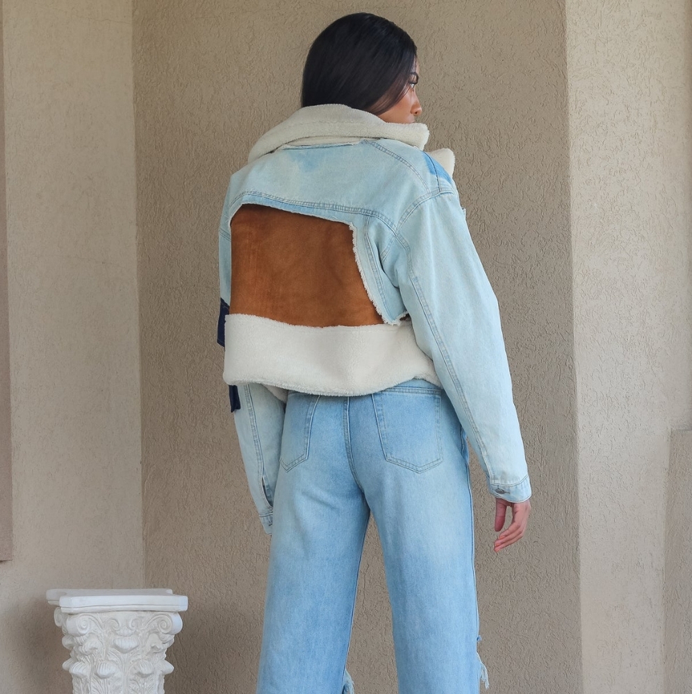 BIDA Denim Patchwork Jacket - Picture 11 of 16